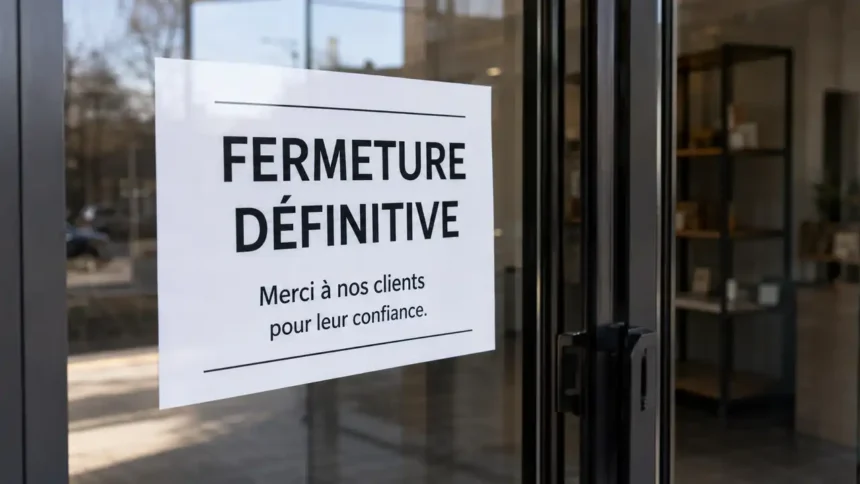 fermeture définitive d’entreprise