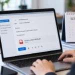 facture PDF par email